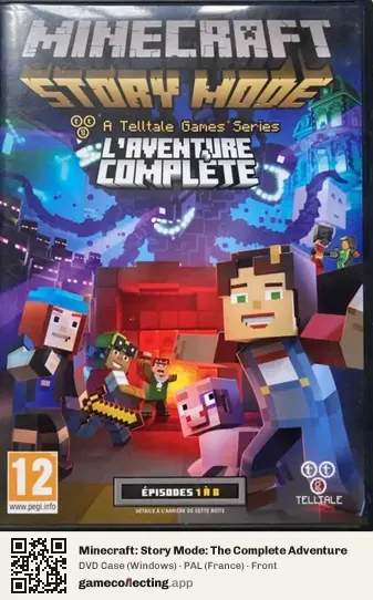 Minecraft: Story Mode: The Complete Adventure Computer, France box front
