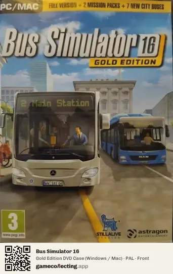 Bus Simulator 16 Computer, PAL box front