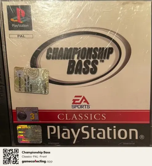 Championship Bass PlayStation, PAL box front