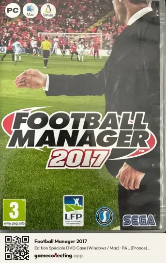 Football Manager 2017 Computer, France box front