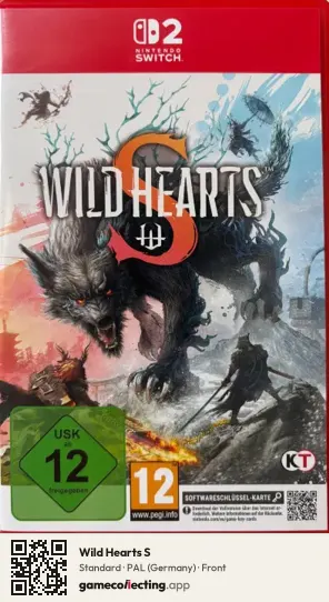 Wild Hearts S Nintendo Switch 2, Germany box front