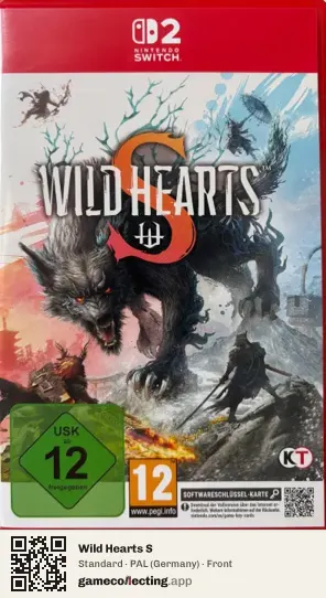Wild Hearts S Nintendo Switch 2, Germany box front