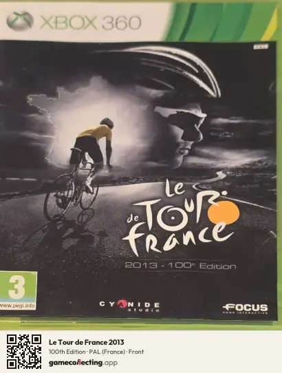 Le Tour de France 2013 Xbox 360, France box front