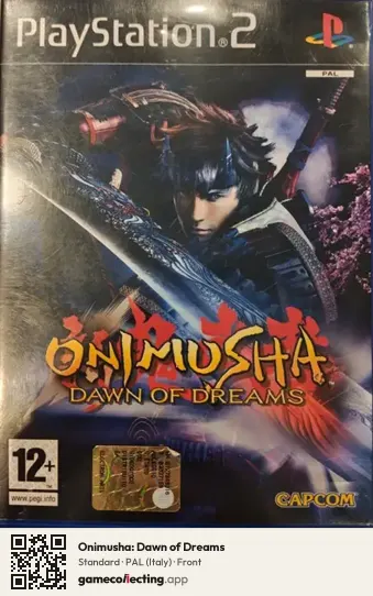 Onimusha: Dawn of Dreams PlayStation 2, Italy box front