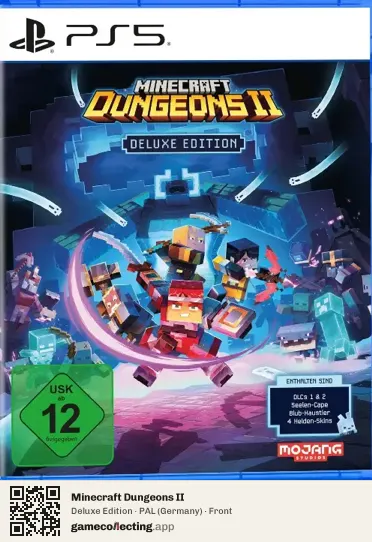 Minecraft Dungeons II PlayStation 5, Germany box front