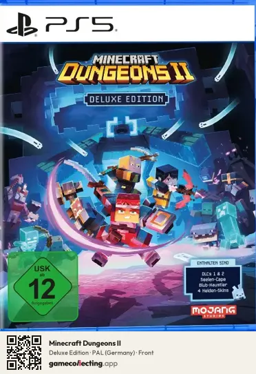 Minecraft Dungeons II PlayStation 5, Germany box front