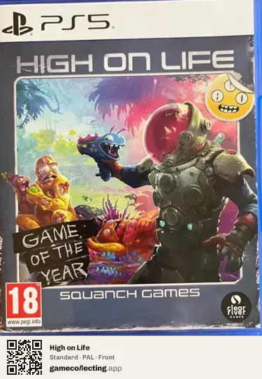 High on Life PlayStation 5, PAL box front