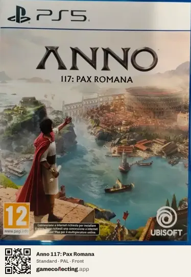 Anno 117: Pax Romana PlayStation 5, PAL box front