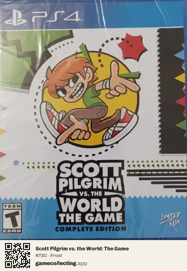 Scott Pilgrim vs. the World: The Game PlayStation 4, NTSC box front
