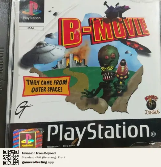 Invasion from Beyond PlayStation, Germany box front