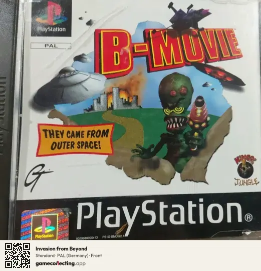 Invasion from Beyond PlayStation, Germany box front