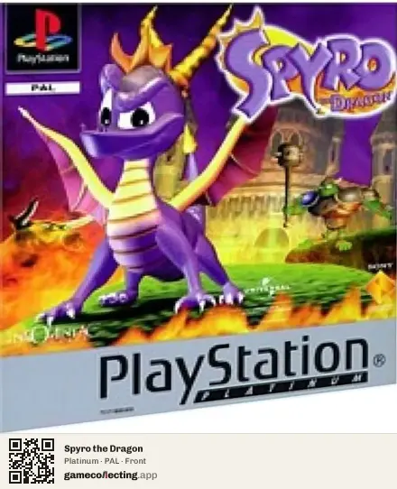 Spyro the Dragon PlayStation, PAL box front