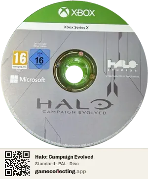 Halo: Campaign Evolved Xbox Series X, PAL disc