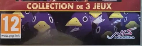 The Disgaea Triple Play Collection, the PEGI square on its front
