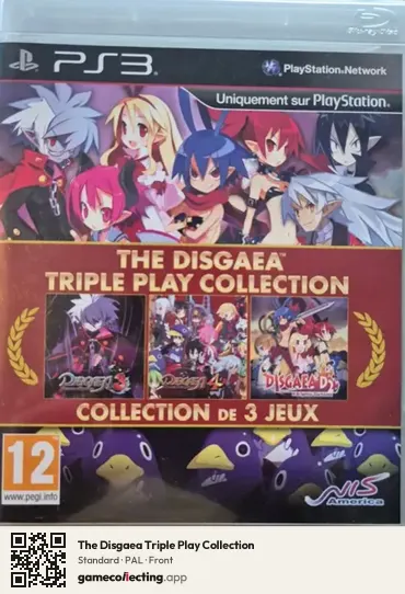 The Disgaea Triple Play Collection PlayStation 3, PAL box front