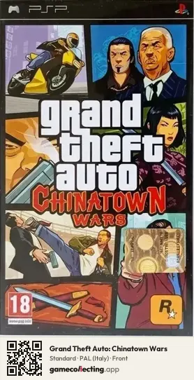 Grand Theft Auto: Chinatown Wars PlayStation Portable, Italy box front