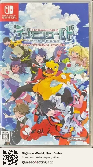 Digimon World: Next Order Nintendo Switch, Asia box front