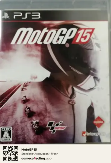 MotoGP 15 PlayStation 3, Asia box front
