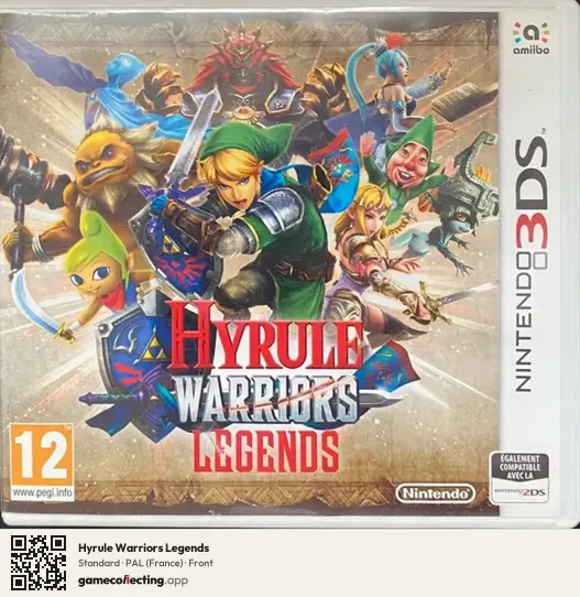 Hyrule Warriors Legends Nintendo 3DS, France box front