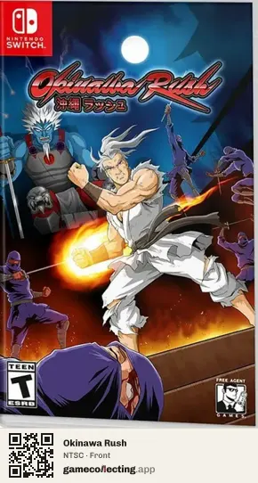 Okinawa Rush Nintendo Switch, NTSC box front