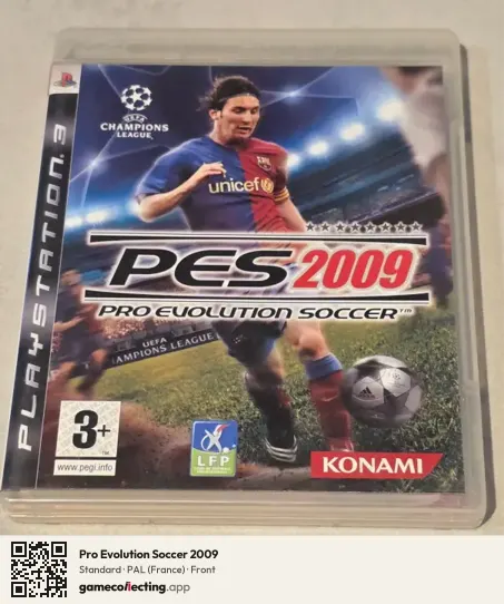 Pro Evolution Soccer 2009 PlayStation 3, France box front