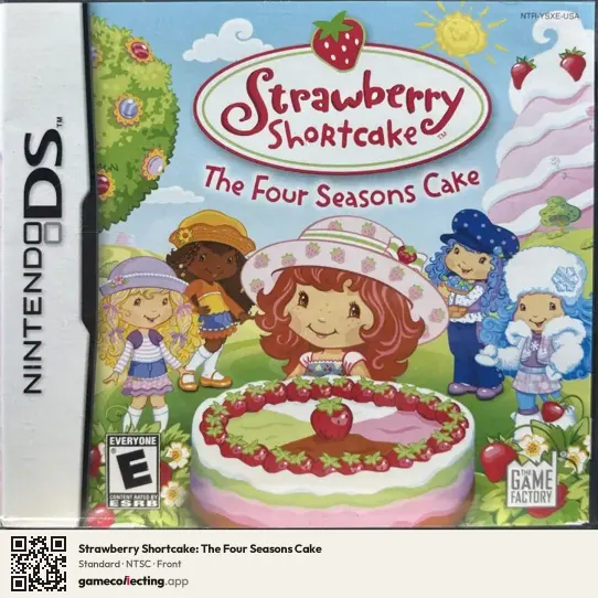 Strawberry Shortcake: The Four Seasons Cake Nintendo DS, NTSC box front