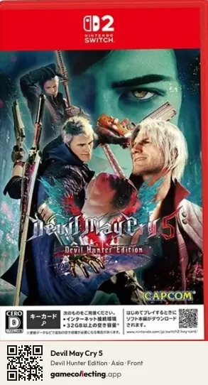 Devil May Cry 5 Nintendo Switch 2, Asia box front