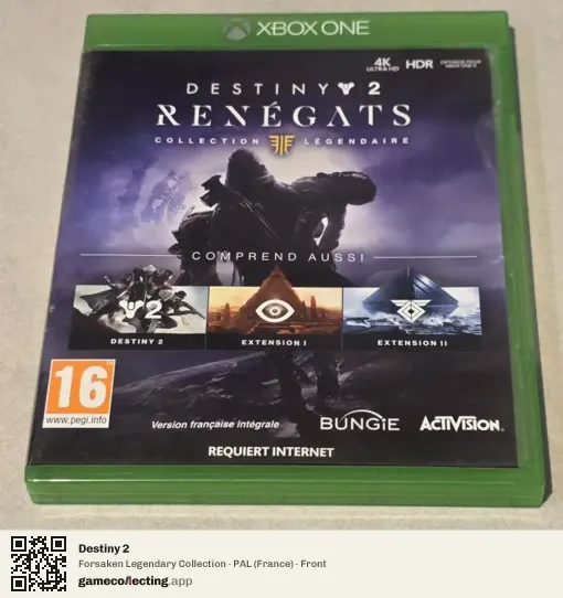 Destiny 2 Xbox One, France box front