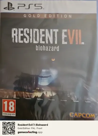 Resident Evil 7: Biohazard PlayStation 5, PAL box front