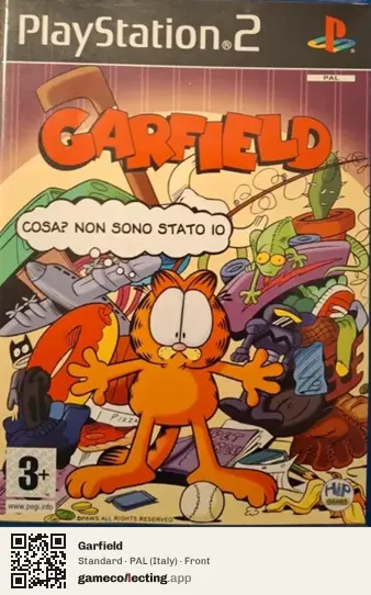 Garfield PlayStation 2, Italy box front