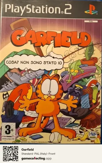 Garfield PlayStation 2, Italy box front