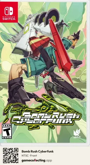 Bomb Rush Cyberfunk Nintendo Switch, NTSC box front