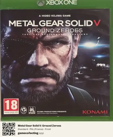 Metal Gear Solid V: Ground Zeroes Xbox One, France box front