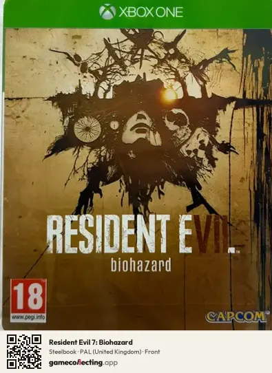 Resident Evil 7: Biohazard Xbox One, United Kingdom box front