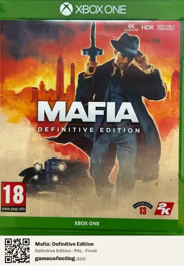 Mafia: Definitive Edition Xbox One, PAL box front