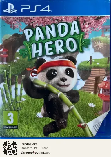 Panda Hero PlayStation 4, PAL box front