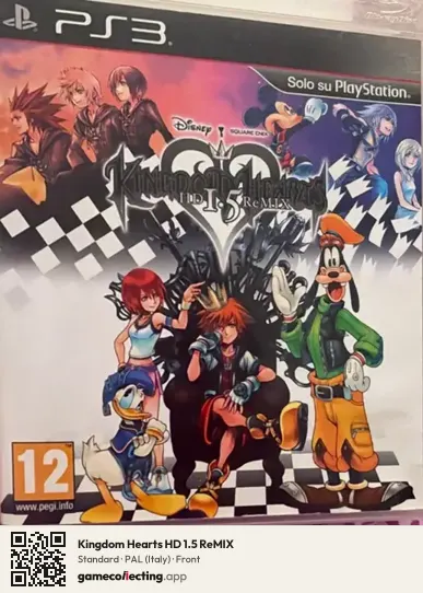 Kingdom Hearts HD 1.5 ReMIX PlayStation 3, Italy box front