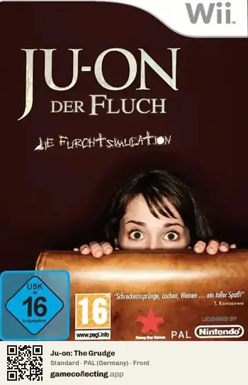 Ju-on: The Grudge Nintendo Wii, Germany box front
