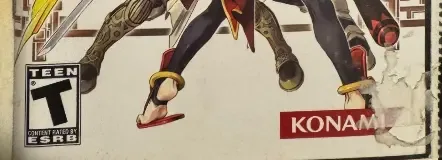 Suikoden V, the ESRB box on its front