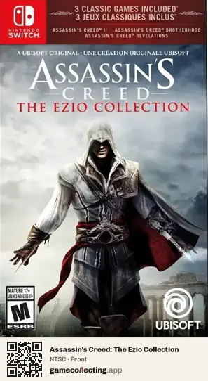 Assassin's Creed: The Ezio Collection Nintendo Switch, NTSC box front