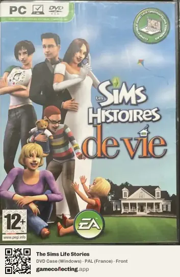 The Sims Life Stories Computer, France box front