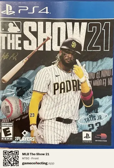 MLB The Show 21 PlayStation 4, NTSC box front