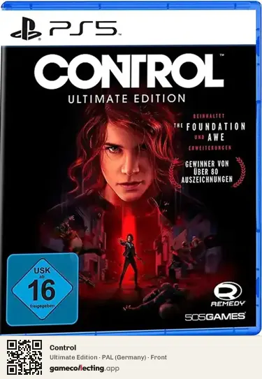 Control PlayStation 5, Germany box front