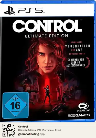 Control PlayStation 5, Germany box front