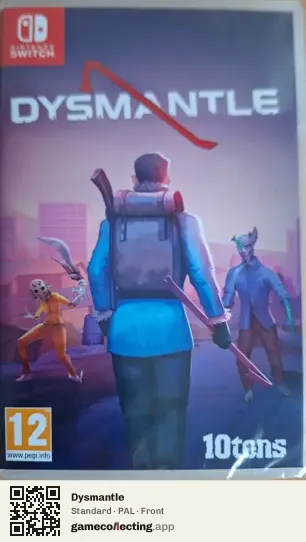 Dysmantle Nintendo Switch, PAL box front