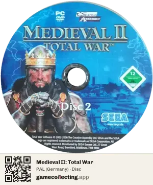 Medieval II: Total War Computer, PAL disc