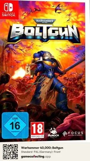 Warhammer 40,000: Boltgun Nintendo Switch, Germany box front