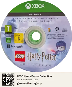 LEGO Harry Potter Collection Xbox Series X, PAL disc