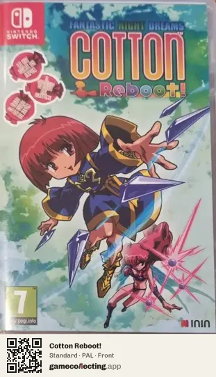 Cotton Reboot! Nintendo Switch, PAL box front