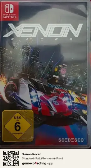 Xenon Racer Nintendo Switch, Germany box front
